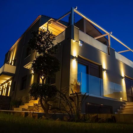 A Cozy Eco Villa By The Sea Gouves Exteriér fotografie