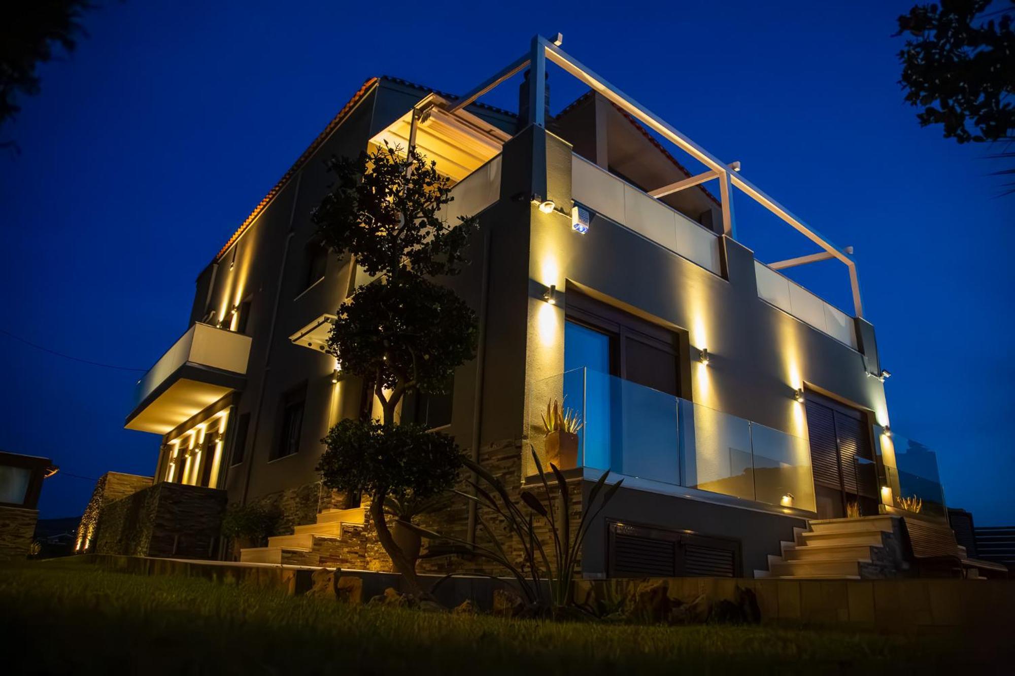 A Cozy Eco Villa By The Sea Gouves Exteriér fotografie